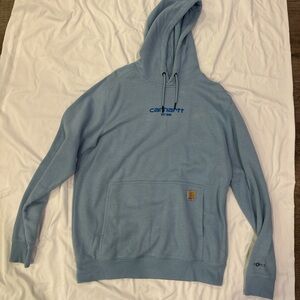 Men’s light blue carhartt sweatshirt